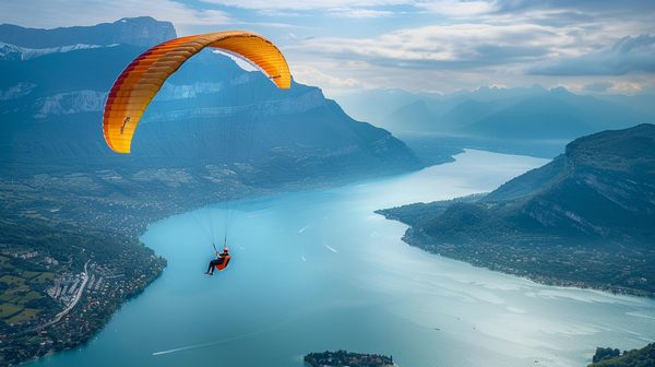 Découvrez le parapente à annecy pour des sensations uniques