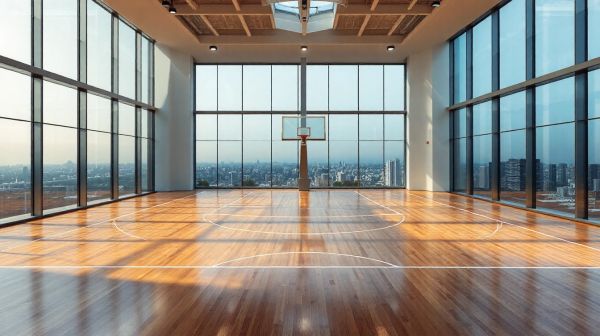 Idées innovantes pour créer un terrain de basket intérieur parfait